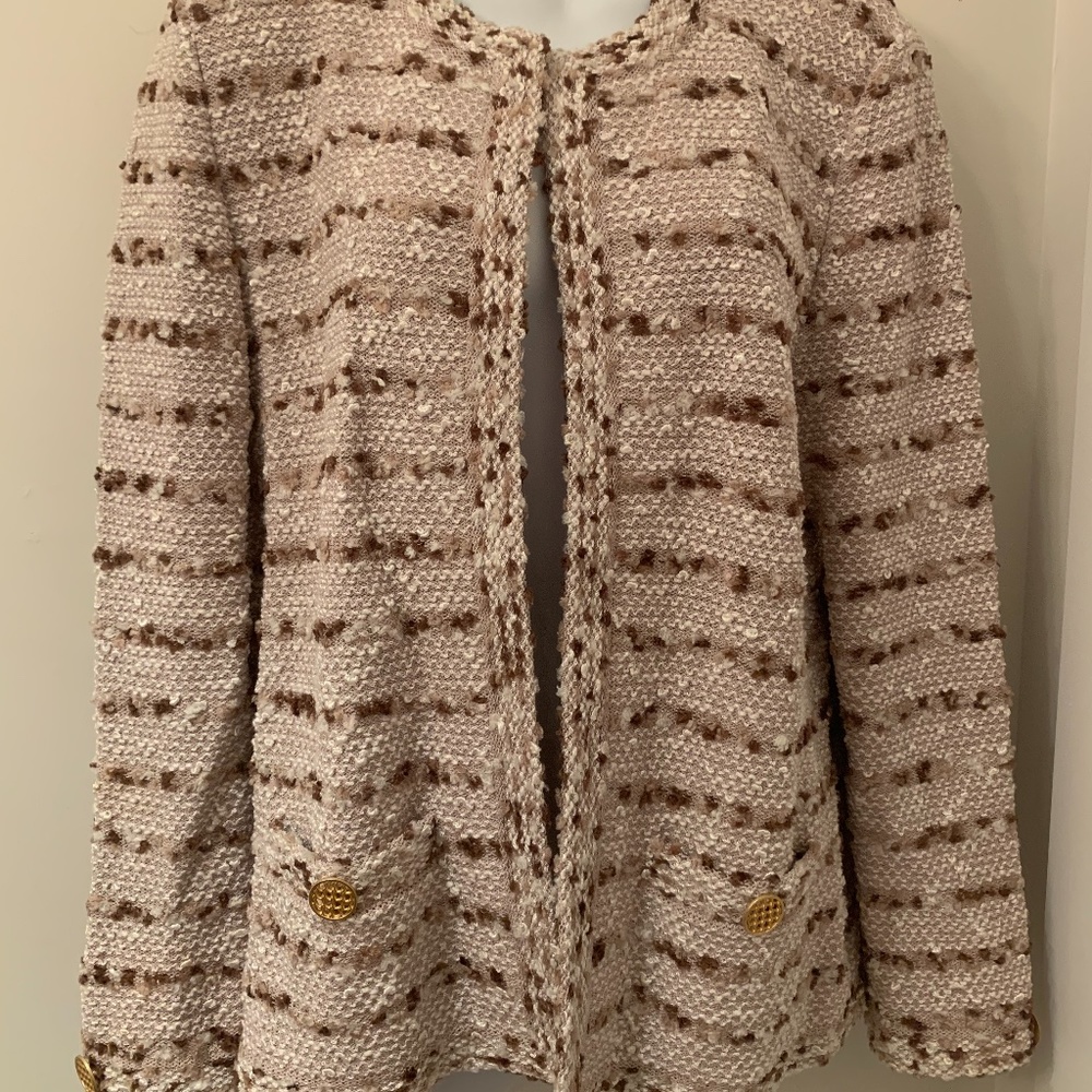 Vintage cardigan jacket Couture locust valley knit
